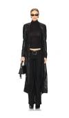Weworewhat Slim Faux Leather Jacket In Black