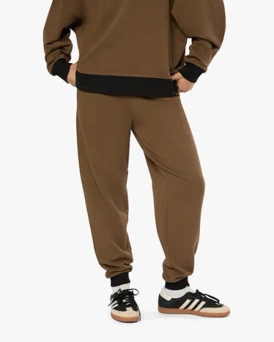 Weworewhat Slim Leg Jogger In Kangaroo/black