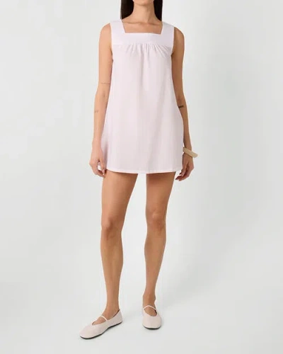 Weworewhat Square Neck Babydoll Mini Dress In White