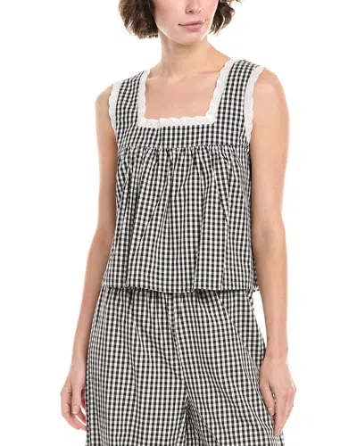 Weworewhat Square Neck Babydoll Top In Black