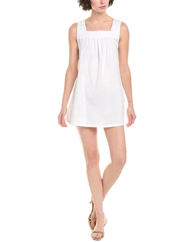 Weworewhat Square Neck Mini Dress In White