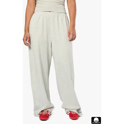 Weworewhat Straight Leg Sweat Pants In Heather Grey