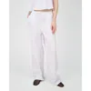 Weworewhat Straight Tie Waist Pant In Pink
