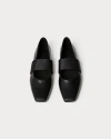 Weworewhat Strap Ballet Flat In Black