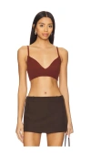 WEWOREWHAT SWEATER BRA TOP