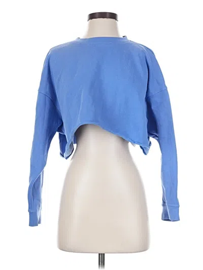 Pre-owned Weworewhat Sweatshirt In Blue