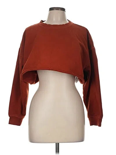 Pre-owned Weworewhat Sweatshirt In Brown