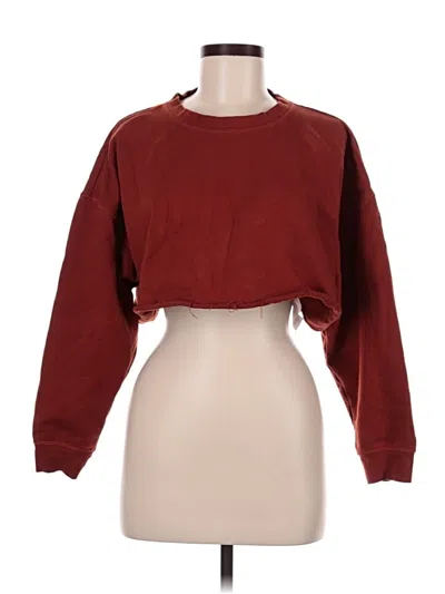 Pre-owned Weworewhat Sweatshirt In Burgundy