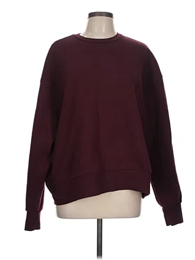 Pre-owned Weworewhat Sweatshirt In Burgundy