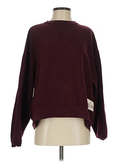 Pre-owned Weworewhat Sweatshirt In Burgundy