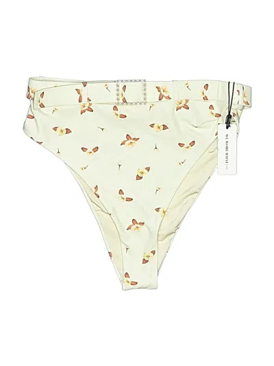 Pre-owned Weworewhat Swimsuit Bottoms In Ivory