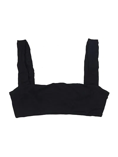 Pre-owned Weworewhat Swimsuit Top Black Swimwear