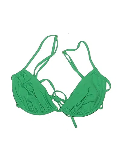 Pre-owned Weworewhat Swimsuit Top Green Swimwear