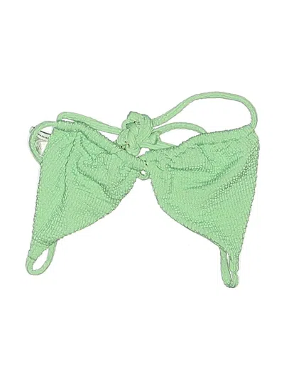 Pre-owned Weworewhat Swimsuit Top Green Swimwear