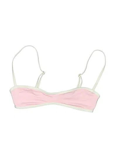 Pre-owned Weworewhat Swimsuit Top Pink Swimwear