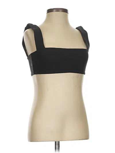 Pre-owned Weworewhat Tank Top Black Strapless Neckline Tops