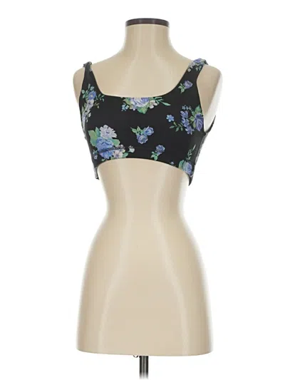 Pre-owned Weworewhat Tank Top Black Strapless Neckline Tops