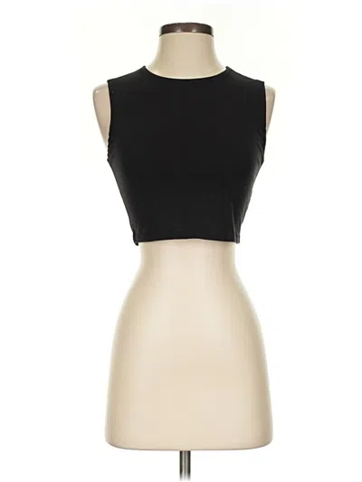 Pre-owned Weworewhat Tank Top Black Strapless Neckline Tops
