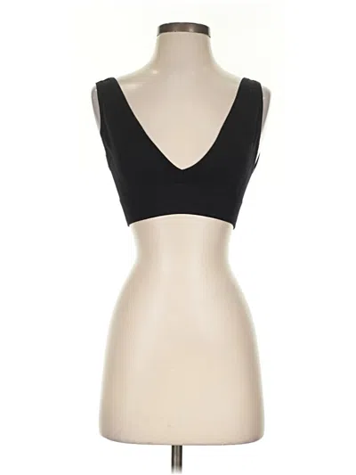 Pre-owned Weworewhat Tank Top Black Strapless Neckline Tops