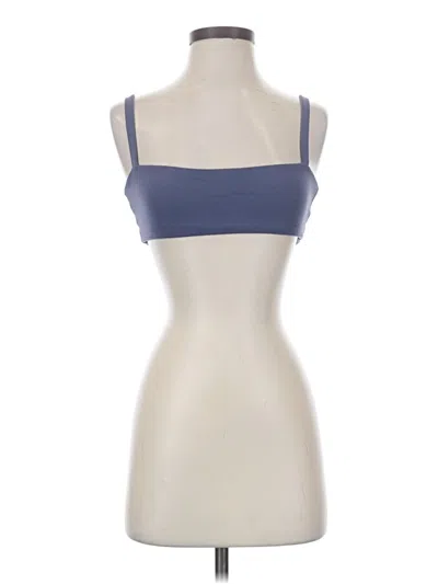 Pre-owned Weworewhat Tank Top Blue Strapless Neckline Tops