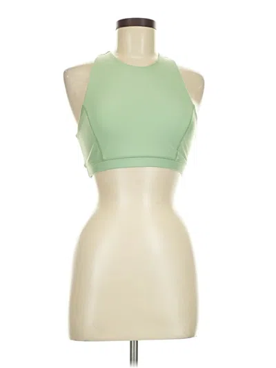Pre-owned Weworewhat Tank Top Green Halter Neckline Tops