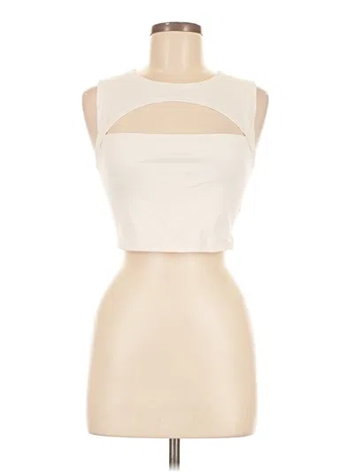 Pre-owned Weworewhat Tank Top Ivory Strapless Neckline Tops