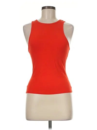 Pre-owned Weworewhat Tank Top Orange Halter Neckline Tops