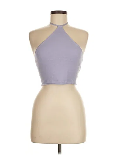 Pre-owned Weworewhat Tank Top Purple Halter Neckline Tops