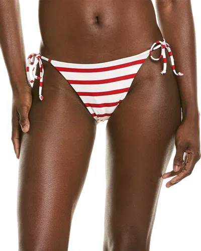 Weworewhat Tie Bikini Bottom In Off Wht/true Rd