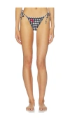 Weworewhat Tie Bikini Bottom In Multi