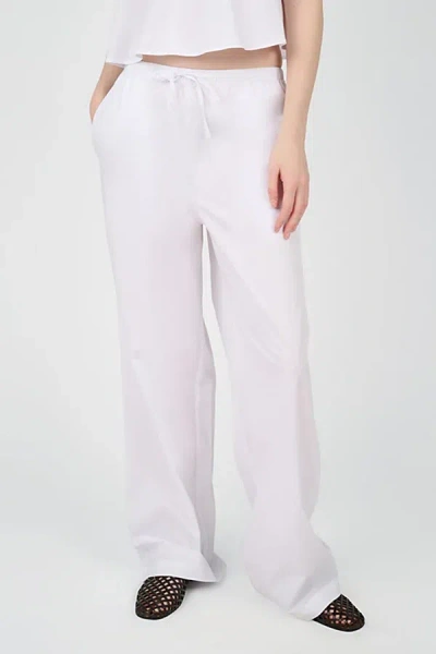 WEWOREWHAT TIE WAIST PANT IN WHITE, WOMEN'S AT URBAN OUTFITTERS