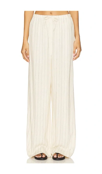 Weworewhat Tie Waist Pant In White