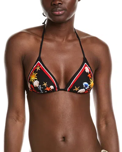 Weworewhat Triangle Bikini Top In Multi