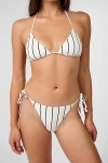 Weworewhat Triangle Bikini Top In White