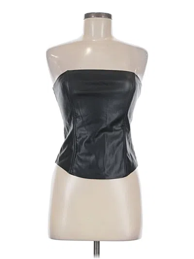 Pre-owned Weworewhat Tube Top Black Strapless Neckline Tops