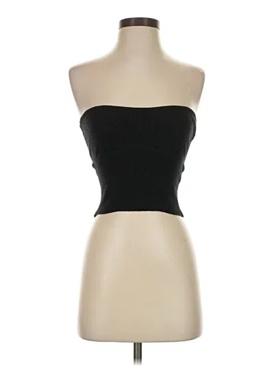 Pre-owned Weworewhat Tube Top Black Strapless Neckline Tops
