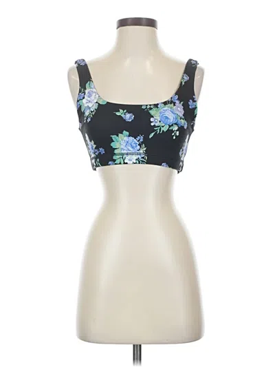 Pre-owned Weworewhat Tube Top Blue Strapless Neckline Tops