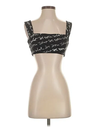 Pre-owned Weworewhat Tube Top Silver Strapless Neckline Tops