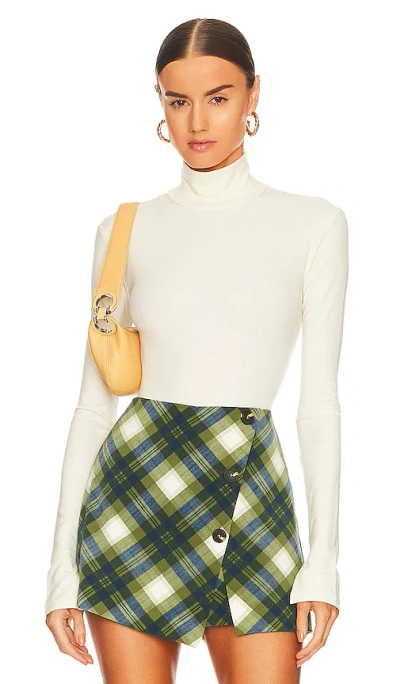Weworewhat Turtle Neck Bodysuit In Ivory