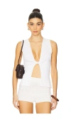 Weworewhat Twist Front Flyaway Tank