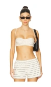 Weworewhat Underwire Bra In Antique White Multi