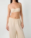 Weworewhat Underwire Bra Top In White