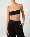 Weworewhat Underwire Bra Top In Black