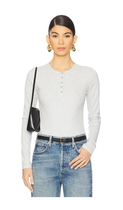 WEWOREWHAT V-NECK HENLEY BODYSUIT
