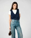 Weworewhat V-neck Sweater Vest In Blue