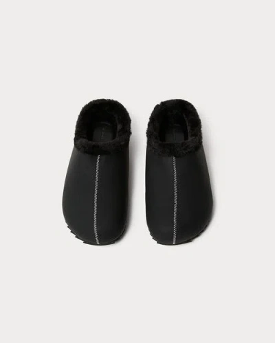 Weworewhat Vegan Leather Clog In Black