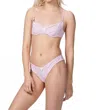 Weworewhat Vintage Bra Top In Lilac In Pink