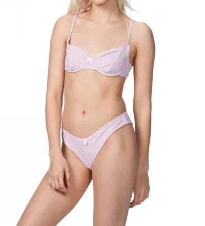 Weworewhat Vintage Bra Top In Lilac In Pink