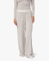 Weworewhat Wide Leg Pants In Cld Gry/chesnt