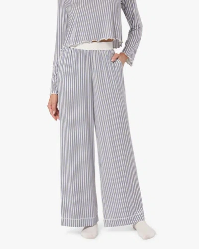 Weworewhat Wide Leg Pants In Lilac/drk Navy